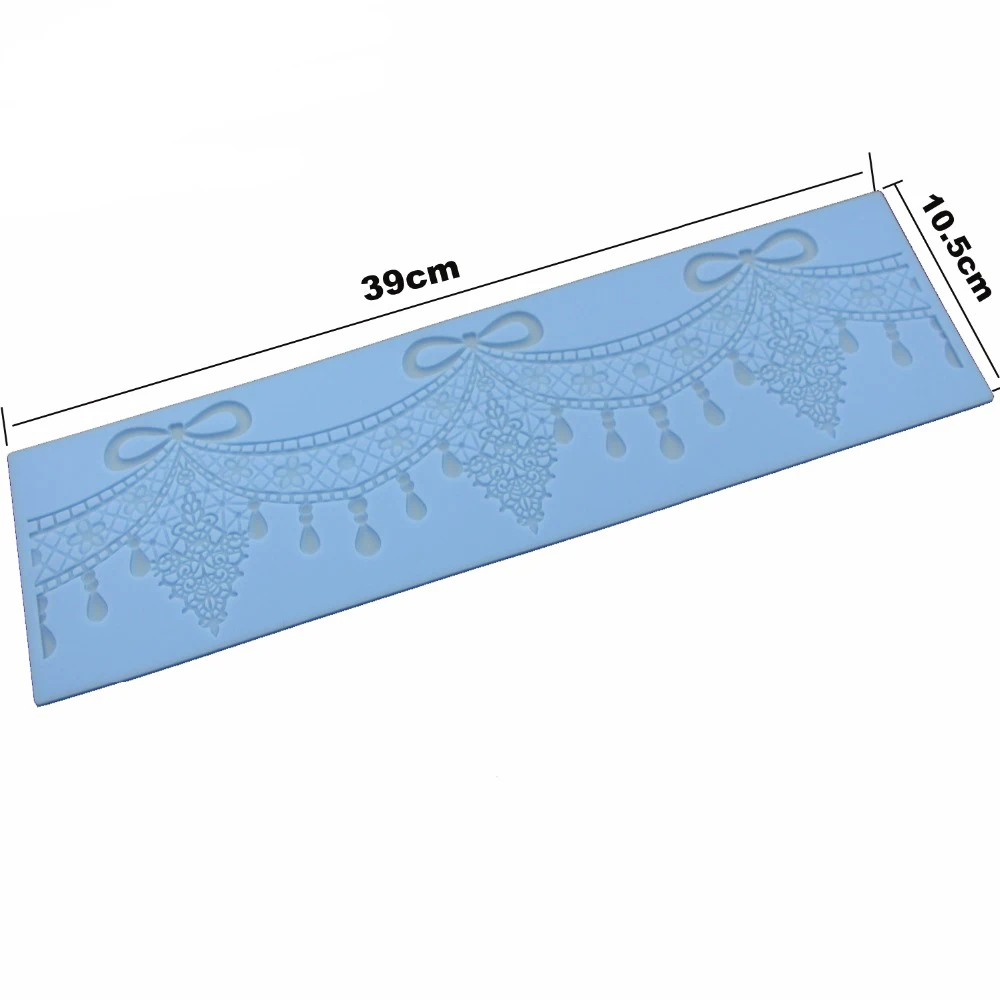 Цветочный силиконовый кружевной коврик свадебное украшение кухонная занавеска