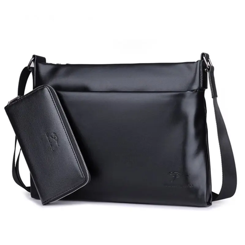 Кенгуру высокое качество Для мужчин мужская сумка из мягкой кожи Кроссбоди сумки