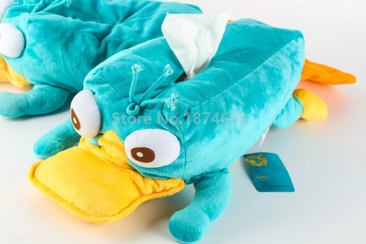 Perry 40cm Перри Агент P милый Platypus плюшевые мягкие животные детские игрушки для детей Подарки - Цвет: Perry 40cm