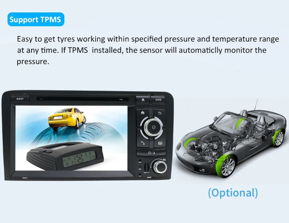 Восьмиядерный Android 8,1 автомобиль DVD gps для Audi A3 2006-2011 с dvd плеер Радио стерео аудио авто мультимедиа экран навигации BT