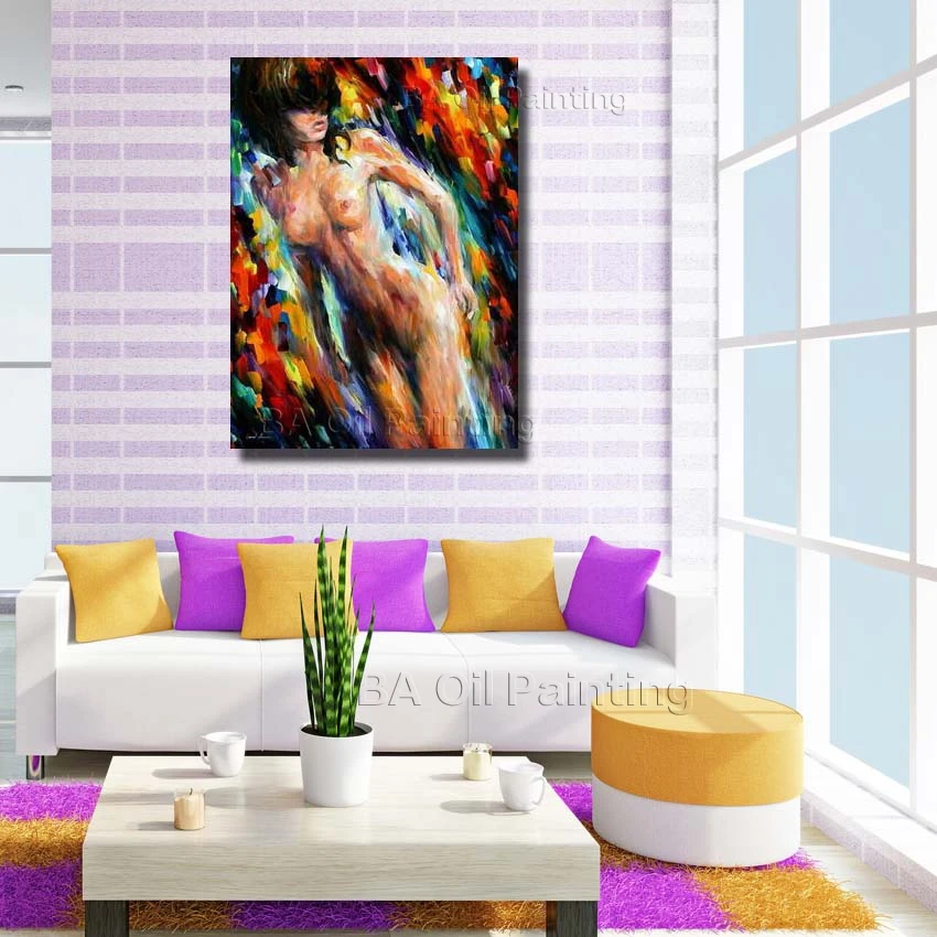 

Free Shipping Wall Pictures for Bedroom Modern Paintings Sexy Women Nude Pictures HandPainted Paintings No Framed NP024