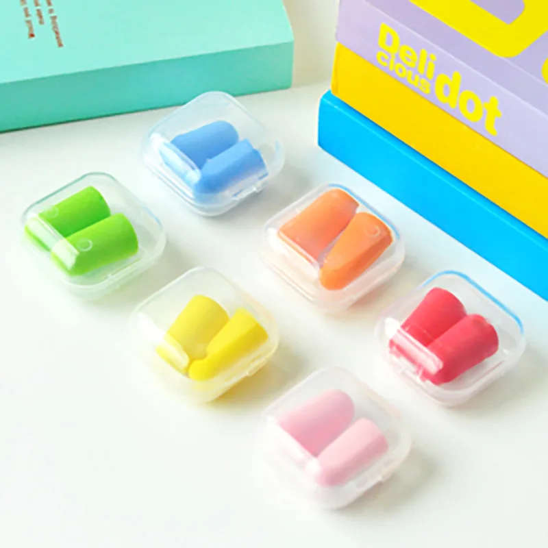 Antscope Ear Protector Earplug Reduce Sleep Snoring Noise Soft Slow rebound Foaming Sponge Protective For Women Men Baby | Безопасность