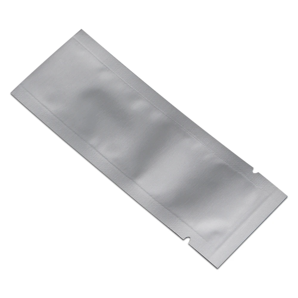 100PCS Vacuum Heat Sealable Packaging Bag Pure Aluminum Foil Storage Bags for Coffee Powder Sugar Package Open Top Mylar Pouches | Дом и сад