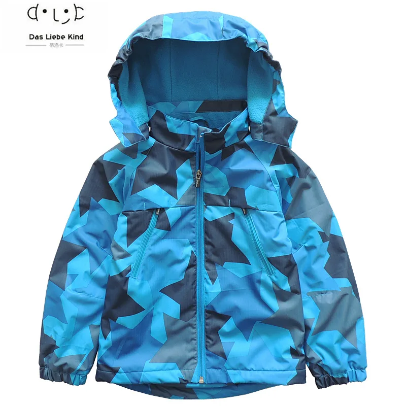 Новая детская куртка флисовое пальто с принтом в виде звезд Детские Брендовые