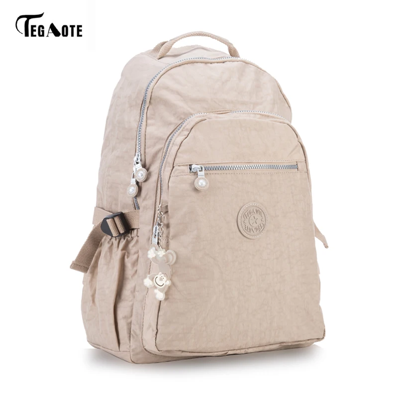 TEGAOTE Большой Вместительный рюкзак для девочек-подростков Mochila женские рюкзаки школьные нейлоновые водонепроницаемые сумки для мужчин и женщин