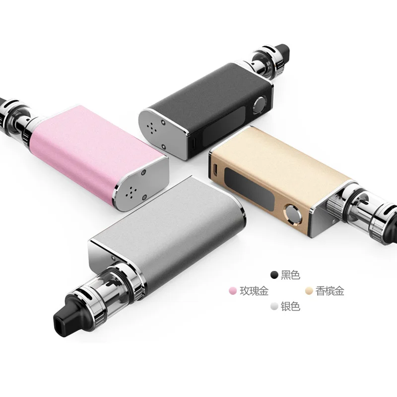 JP P8 20-50 Вт регулируемый бокс мод для электронных сигарет комплект бак светодиодный дисплей Vape 1500 мАч электронные сигареты испаритель распылитель