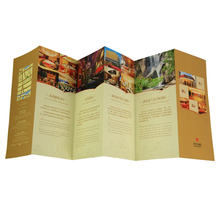 OEM печать услуги для всех видов компании три раза листовка с пользовательским