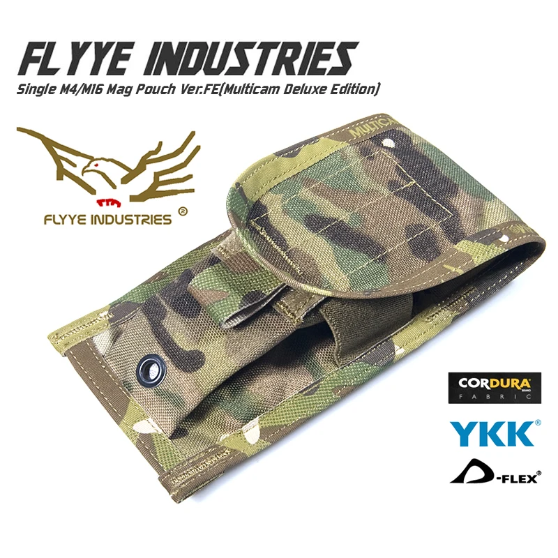 FLYYE MOLLE M4 M16 с одним картриджем сумка для боеприпасов Ver. FE CORDURA M017|Сумки охоты| |