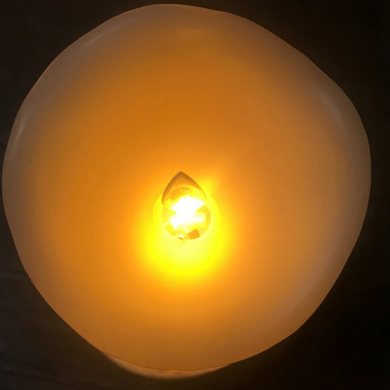 1Pcs Color Change Gradient Led Candles Remote Control Electronic Flameless Breathing Candle Night Lights Wedding Party Decorat |