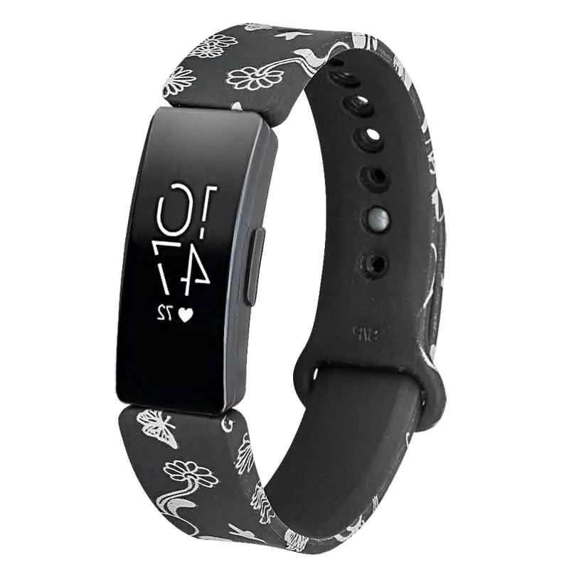 Ремешок Correa для Fitbit Inspire HR Band фитнес-браслет Pulsera для Fitbit ACE 2 Smartband пояс умные аксессуары - Цвет: F