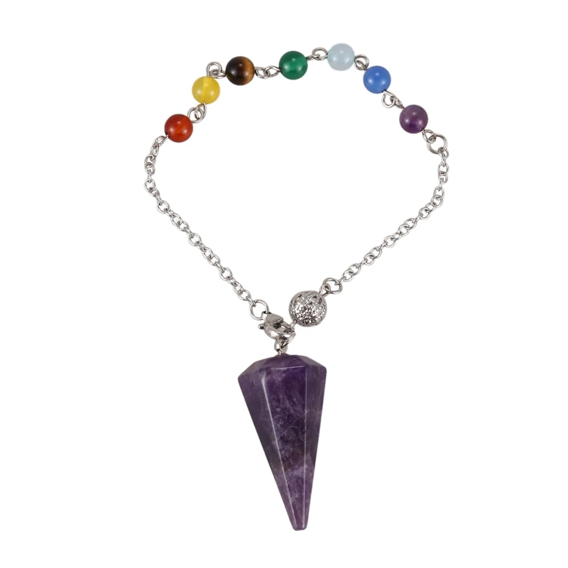 Аура лечение Кристалл исследование точка кулон гадание метафизика дух чакра