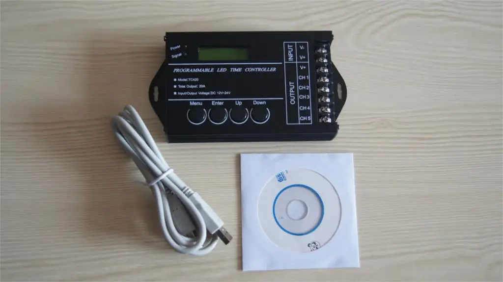 Время программируемый светодиодный Управление TC420 Dimmerable гирлянды светодиодные