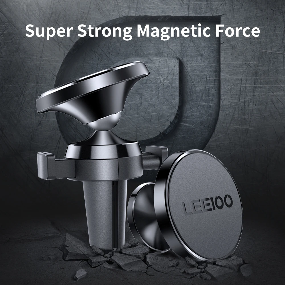 LEEIOO магнитный автомобильный держатель для телефона универсальный мобильного