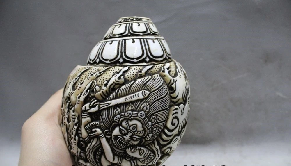 Старый тибетский буддистский храм ручная работа раковина Яб-яб статуя Будды | Дом