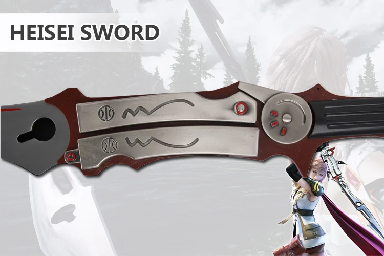 Косплей Final Fantasy Катана аниме настоящая сталь меч ручной работы оружие | Дом и сад