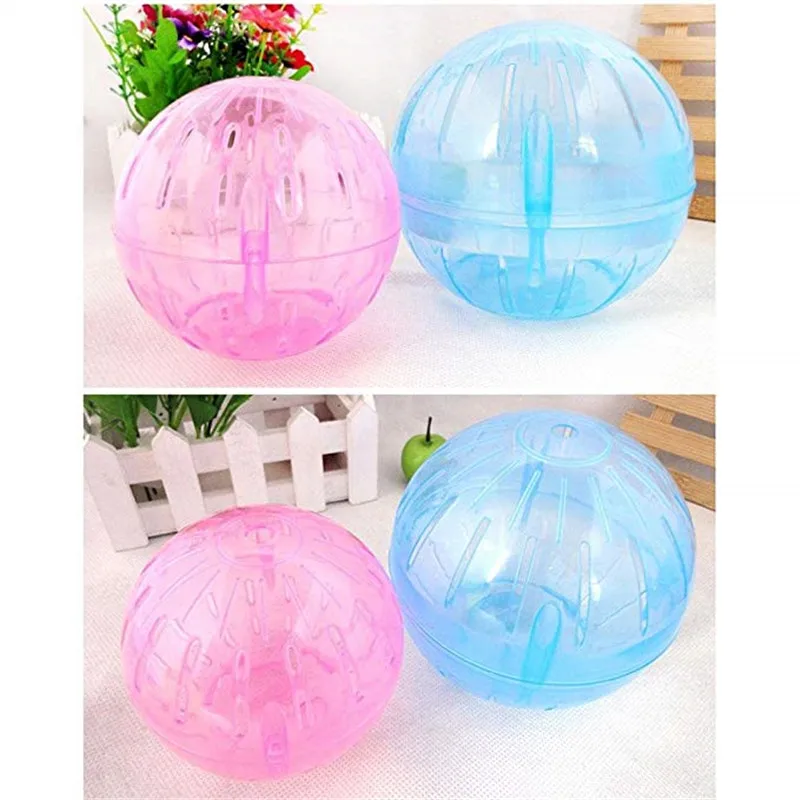 

Fun Plastic Pet Rodent Mice Jogging Ball Toy Hamster Gerbil Rat Exercise Balls Play Toys