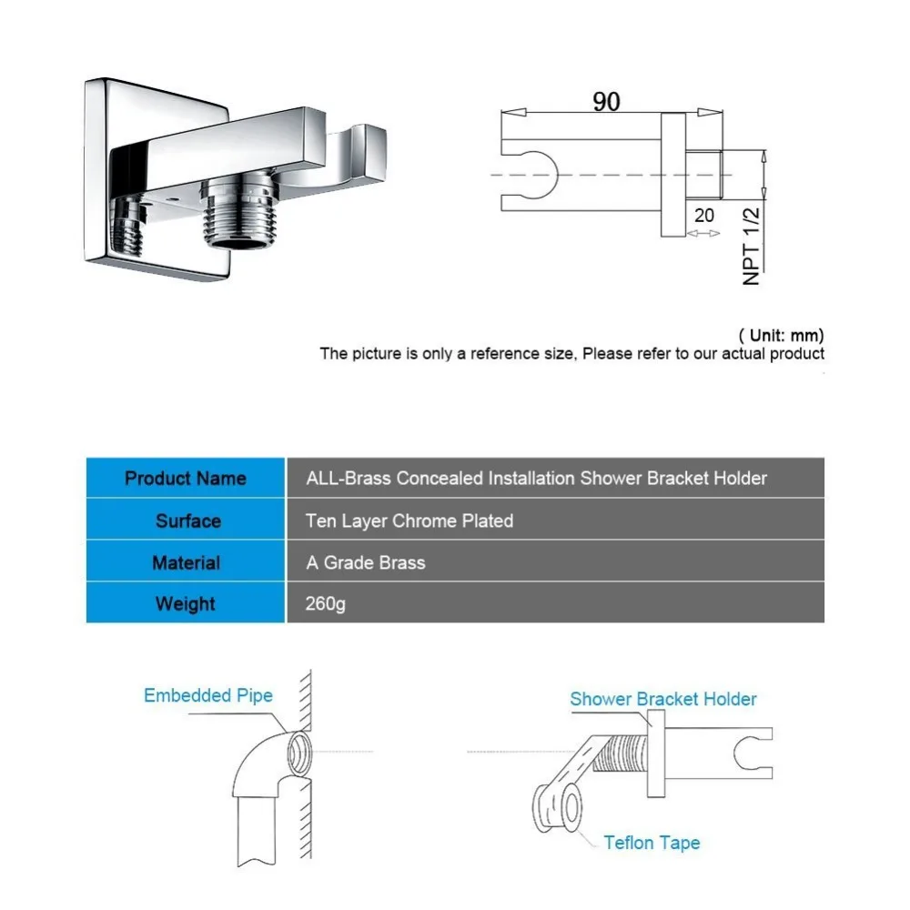 ROLYA роскошный хромированный дождевой скрытый набор для душа ванной комнаты