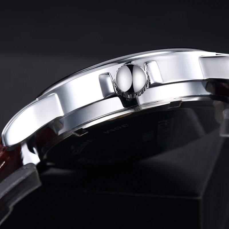 Fedylon Фирменная Новинка модные часы Для мужчин элегантный британский стиль