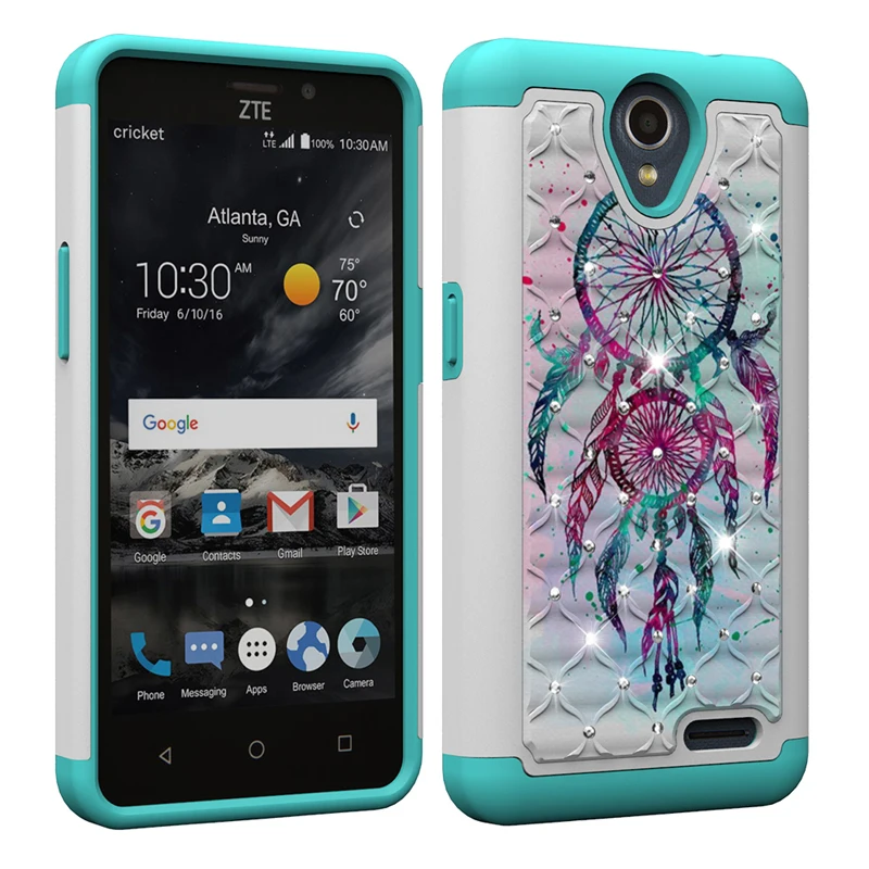Прочный Гибридный двухслойный защитный чехол для ZTE N9136 Prestige 2 Maven 3 Prelude Plus Overture