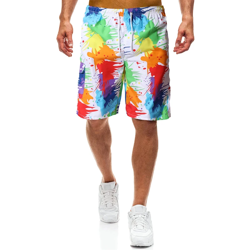 

Goexplore beach shorts men Board Shorts homme Swimming Pants bathing Swimwear Running Sports Surfing quick dry Shorts Male