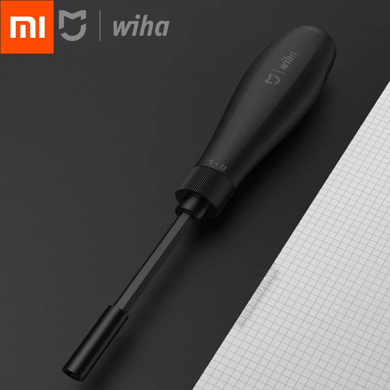Новейший Xiaomi Mijia Wiha Набор отверток для ежедневного использования 8 в 1 прецизионные магнитные биты DIY Набор отверток для дома