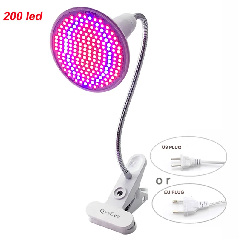 200 led 60 200 290 светодиодный завода светать лампы для помещений семена cultivo держатель лампы Настольный зажим парниковый эффект; Выращивание растений без почвы растет - Испускаемый цвет: 200 led