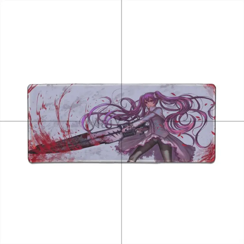 Lock Edge 30X90cm MaiYaCa Лидер продаж Akame Ga kill аниме геймер игровые коврики коврик для мыши большой толстый удобный водонепроницаемый игровой резиновый коврик для мыши - Цвет: Lock Edge 30X90cm