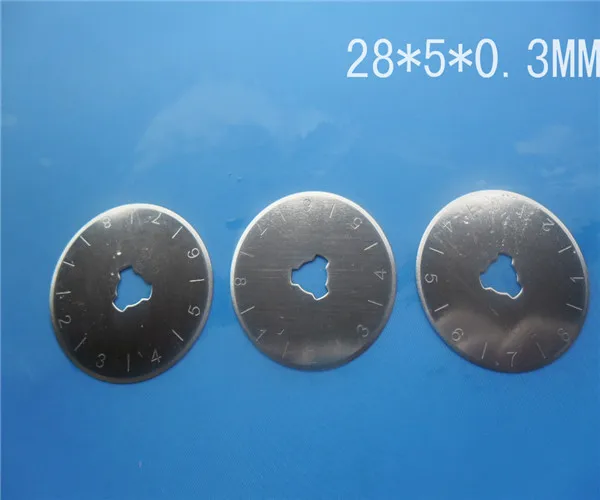 100 шт./лот роторный резак blade28 мм подходит для olfa и более высокоскоростной