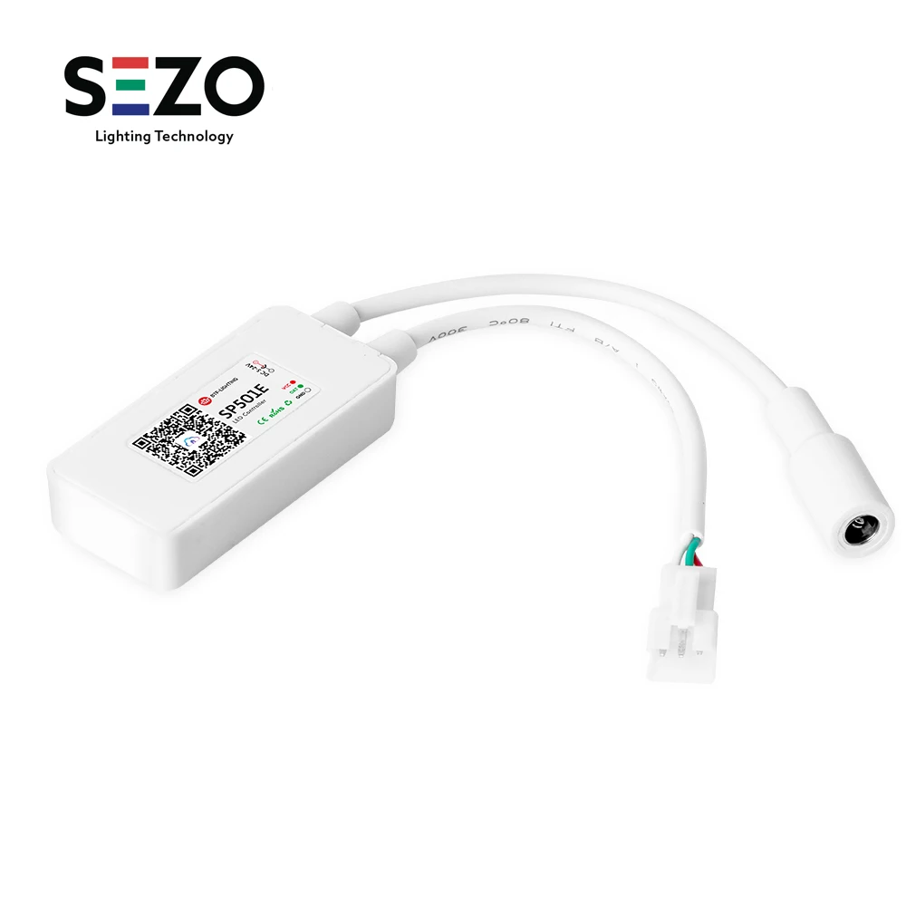 SP501E Wi-Fi адресуемых RGB Светодиодные ленты Управление Для WS2811 WS2812B Alexa Smart SPI голос