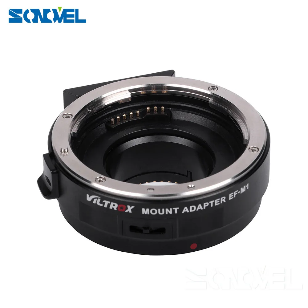 Адаптер объектива Viltrox с кольцевым креплением и автофокусом для Canon EF/4/3 M4/3 Micro