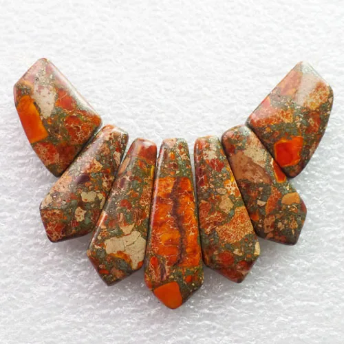 Бесплатная доставка 7 шт красивый оранжевый морской осадочный Jaspers &amp Пирит Кулон