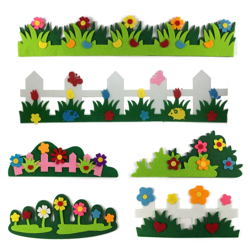 DIY Детская комната Детский сад Декор войлочная ткань для рукоделия спальня