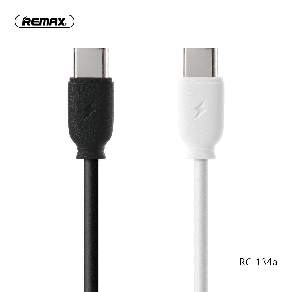Remax 1M Кабель с разъемом usb type-c для USB-C мобильный телефон быстрой зарядки USB