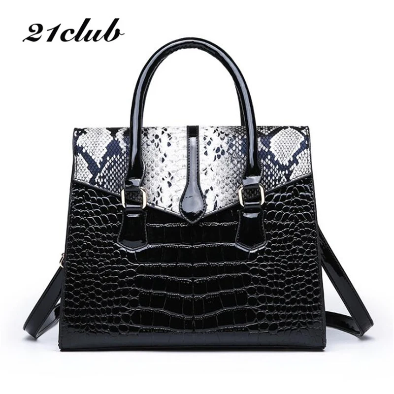 21 клубный бренд средней большой емкости модные Аллигатор дамские сумки