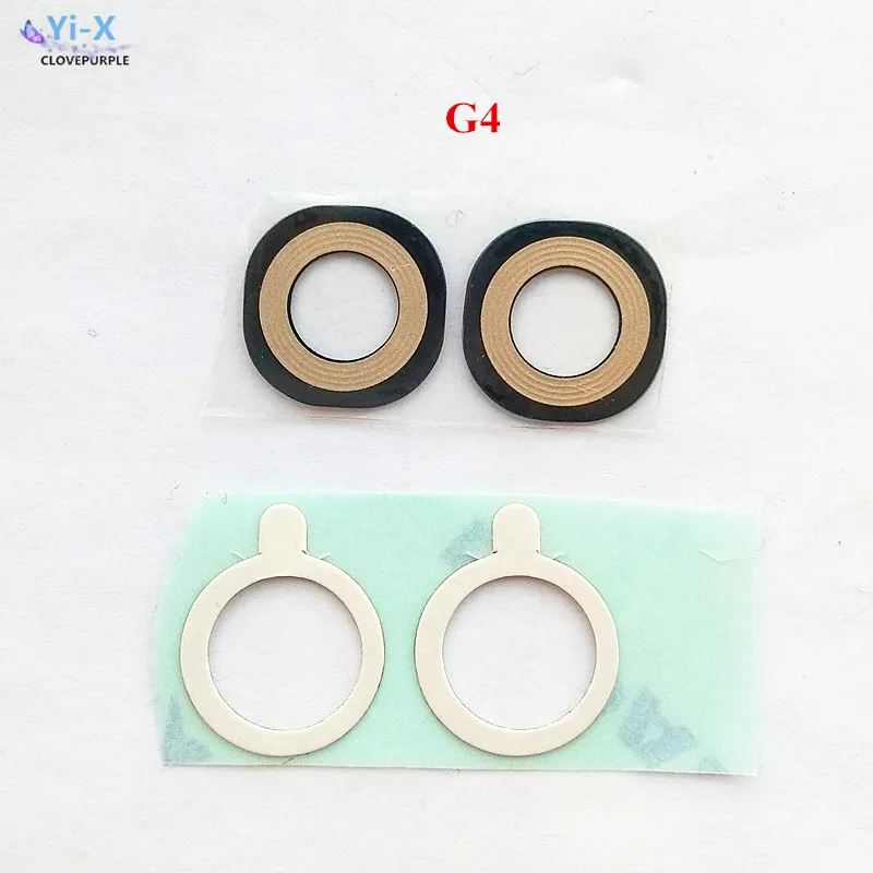 Оптовая цена стеклянная крышка объектива задней камеры 50 шт./лот с клейкой