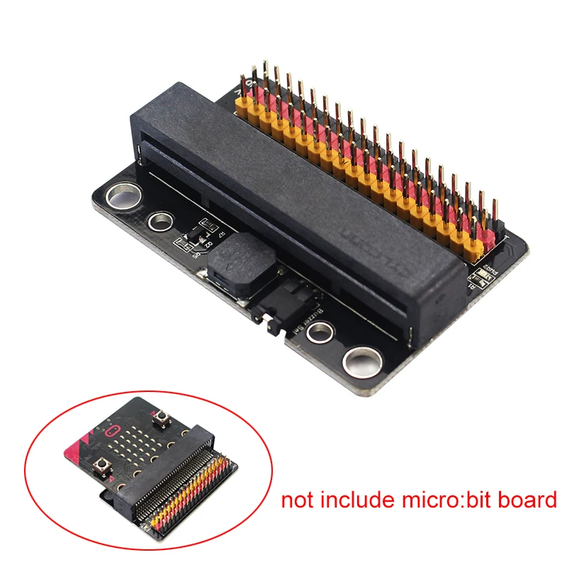 Micro:bit IOBIT Плата расширения GPIO горизонтальная плата адаптера DIY аксессуар для