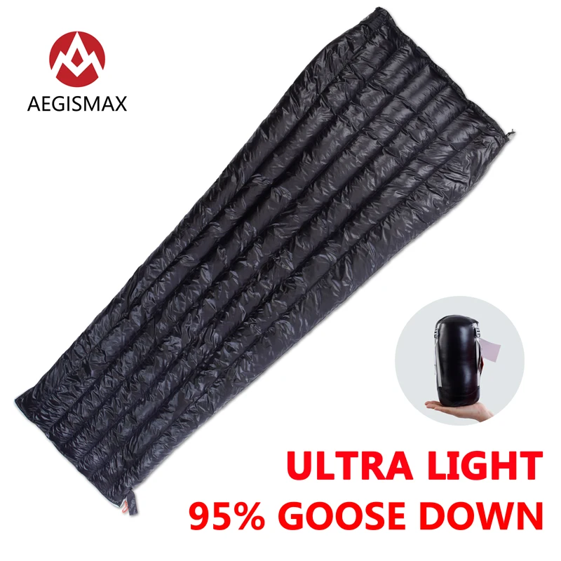 Сверхлегкий удлиненный конверт AEGISMAX типа E длинный спальный мешок для отдыха на