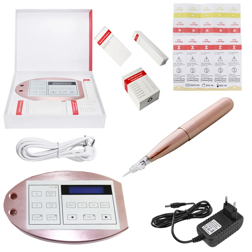 Набор картриджей для татуажа иглы перманентного макияжа подводка бровей губ