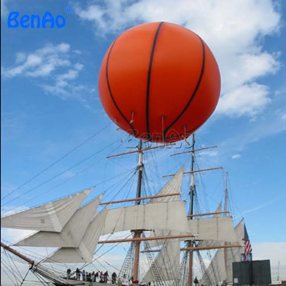 preço Ao037 Venda Quente Tamanho Grande Basquete Pvc Hélio Balões/festa Voando Pvc Balão Brinquedos Para Publicidade