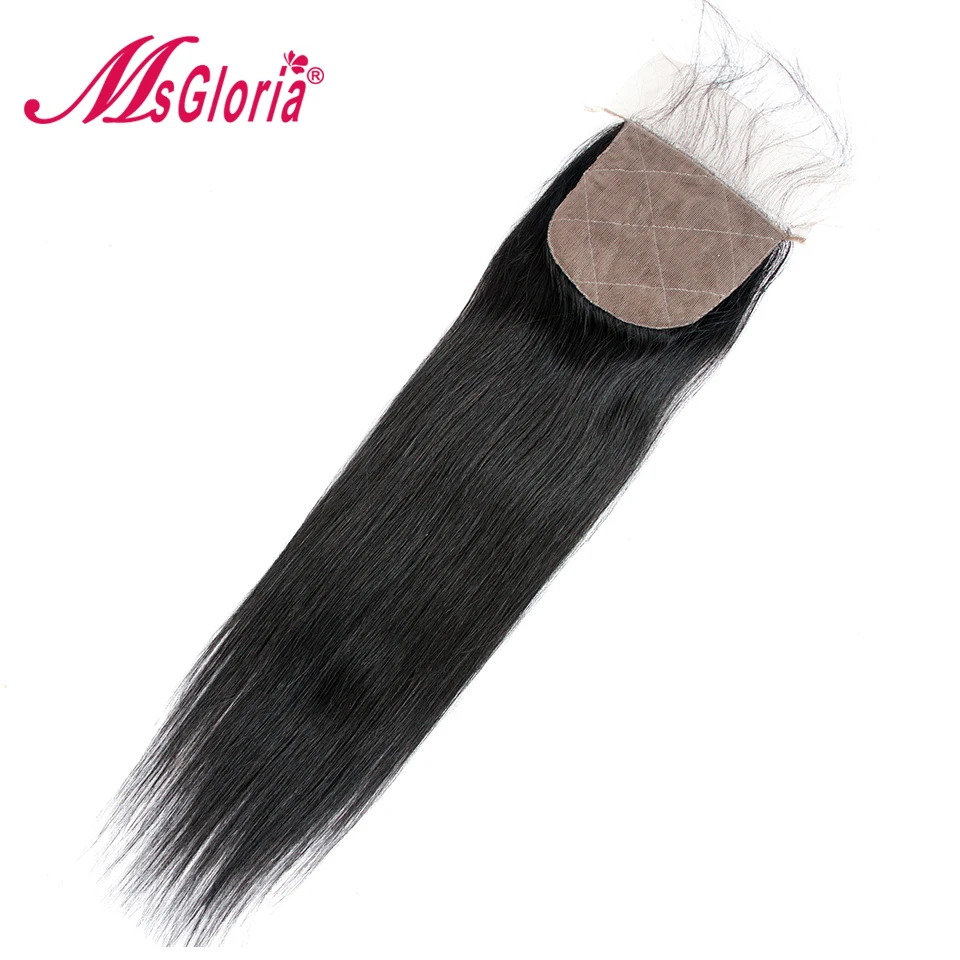 4*4 шелковая основа кружевная застежка для женщин перуанские неповрежденные