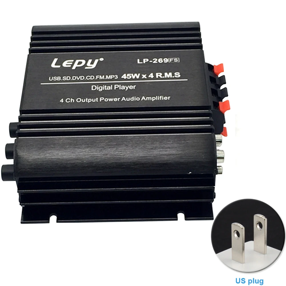 LP 269S Bluetooth Автомобильный цифровой автомобильный усилитель аудио плеер звук мини