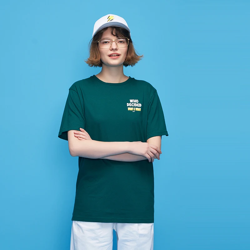 Toyouth 2018 новый летний Повседневное шею Письмо печати Хлопок Свободные Короткие