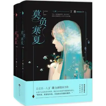 

2pcs Dingmo newest novels Chinese book love story book for adults Chinese popular novel -Summer & Jason