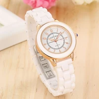 zeling ceramic watch womens brand quartz watch wrist watches for women bracelet clasp fashion casual chronograph