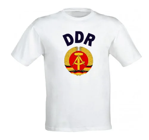 

2019 Fashion Clothing Men T Shirt New 3D Printed Cool Ddr, East Germany, Deutsche Demokratische Republicbiker Printing T Shirts
