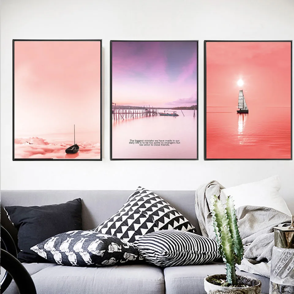 ARTNESSTORY Рождественский подарок Home Decor Wall Art Холст Картины плакат и принты