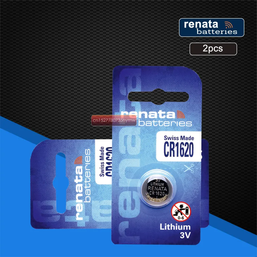 Литиевая батарея Renata CR1620 2 шт. 3 в % 100 оригинальная брендовая renata 1620 | Электроника