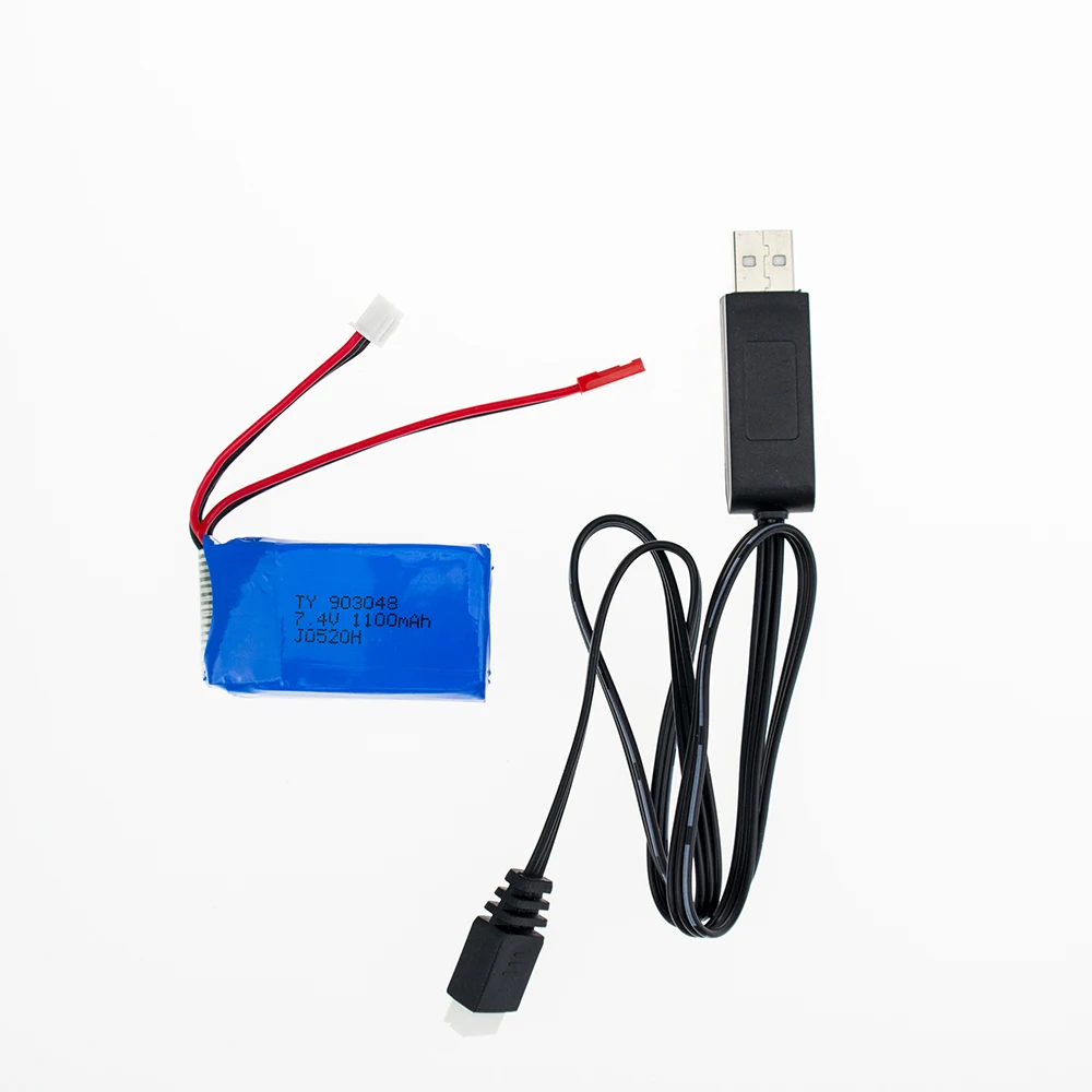 Горячая 7 4 в 1100 мАч Wltoys USB зарядное устройство A949 A959 A969 A979 K929 LiPo батарея JST вилка