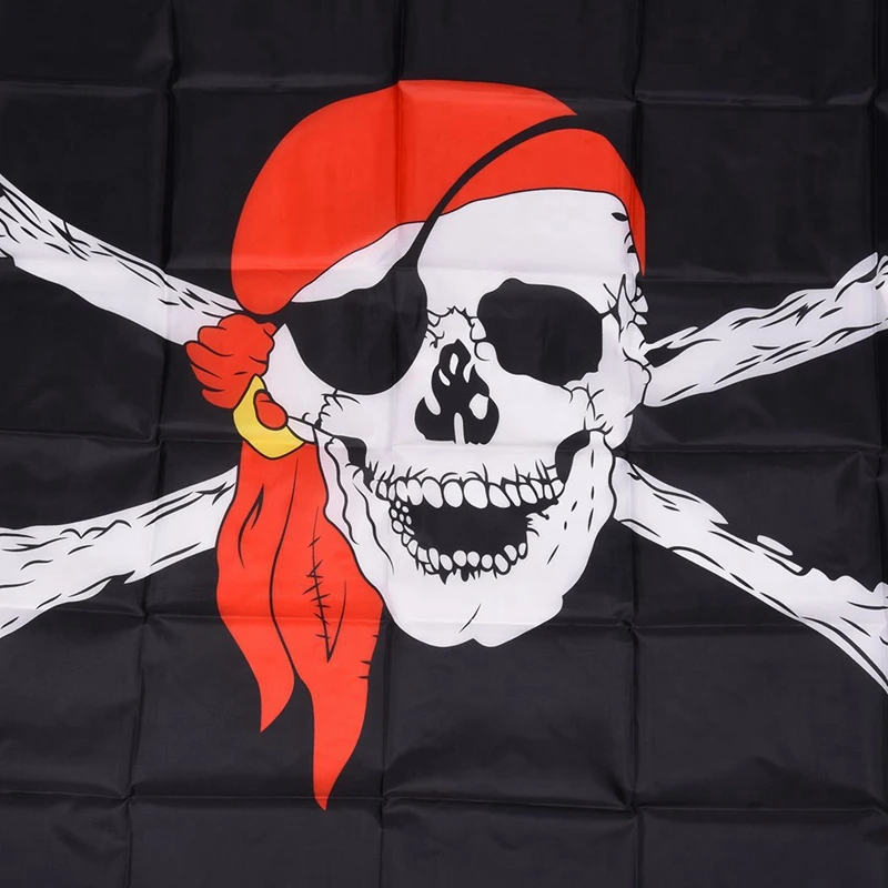 Пиратские флаги Карибский череп пиратский Скелет Sabre Jolly Roger 150x90 см новинка 3x5
