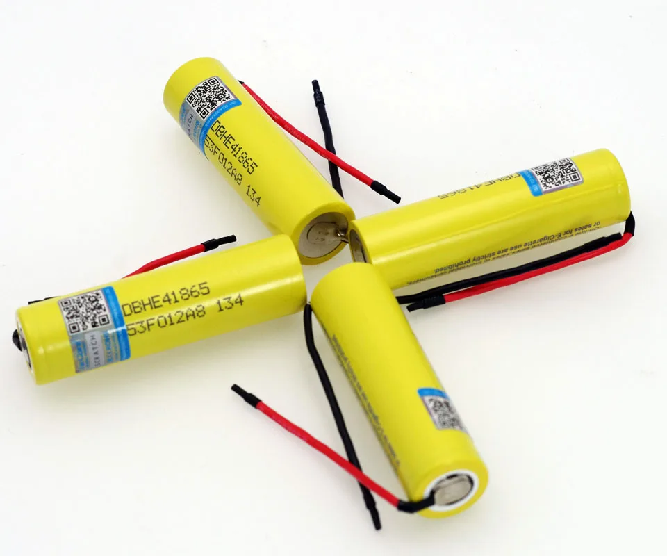 VariCore Original HE4 2500mAh Li-lon Battery 18650 3.7V Power Rechargeable batteries 20A discharge +DIY Silica gel Cable | Электроника